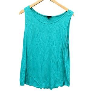 Torrid Plus Size 2X Tank Top Agua Beach Costal.Wardrobe Basic Comfortable Shirt